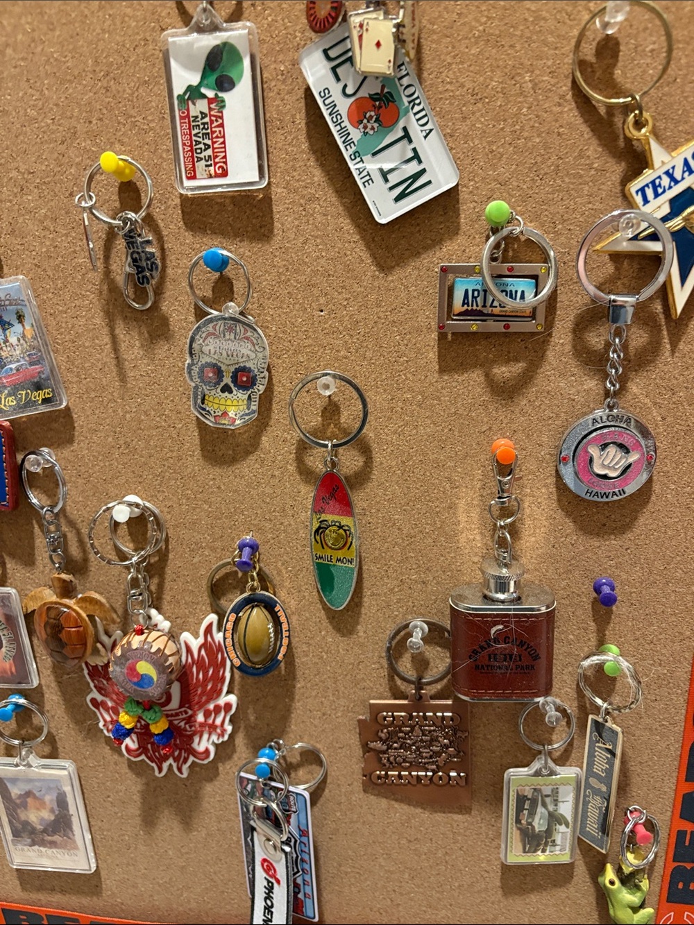 Assorted Keychain Display – Colorful Mixed Keychains